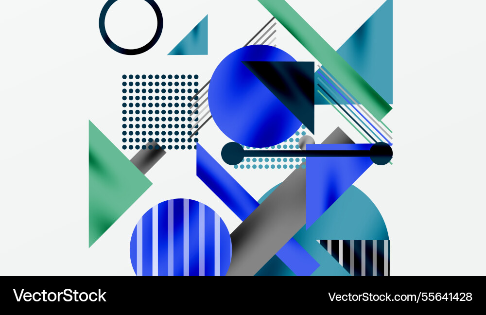 Geometric background showcasing sharp lines Vector Image