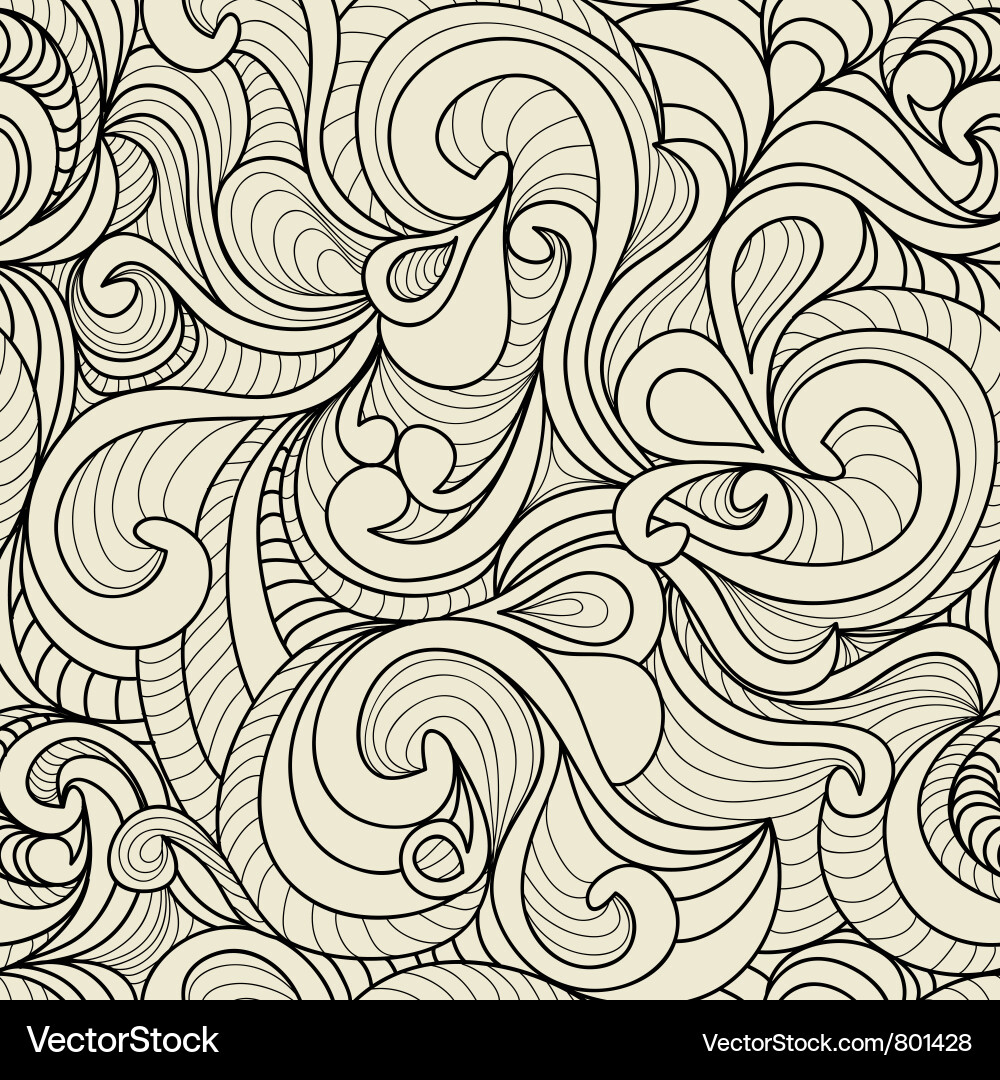 Intricate Swirl Pattern vector image