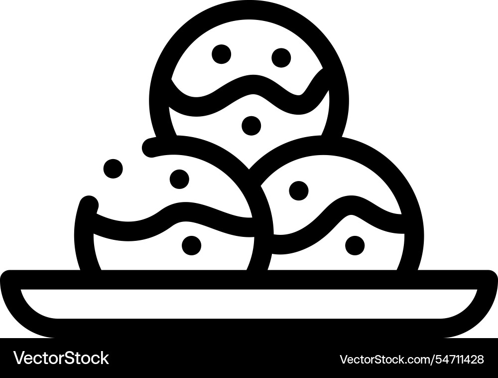 Lute icon thin linear style design isolated Lute icon thin linear style design isolated Vector Image