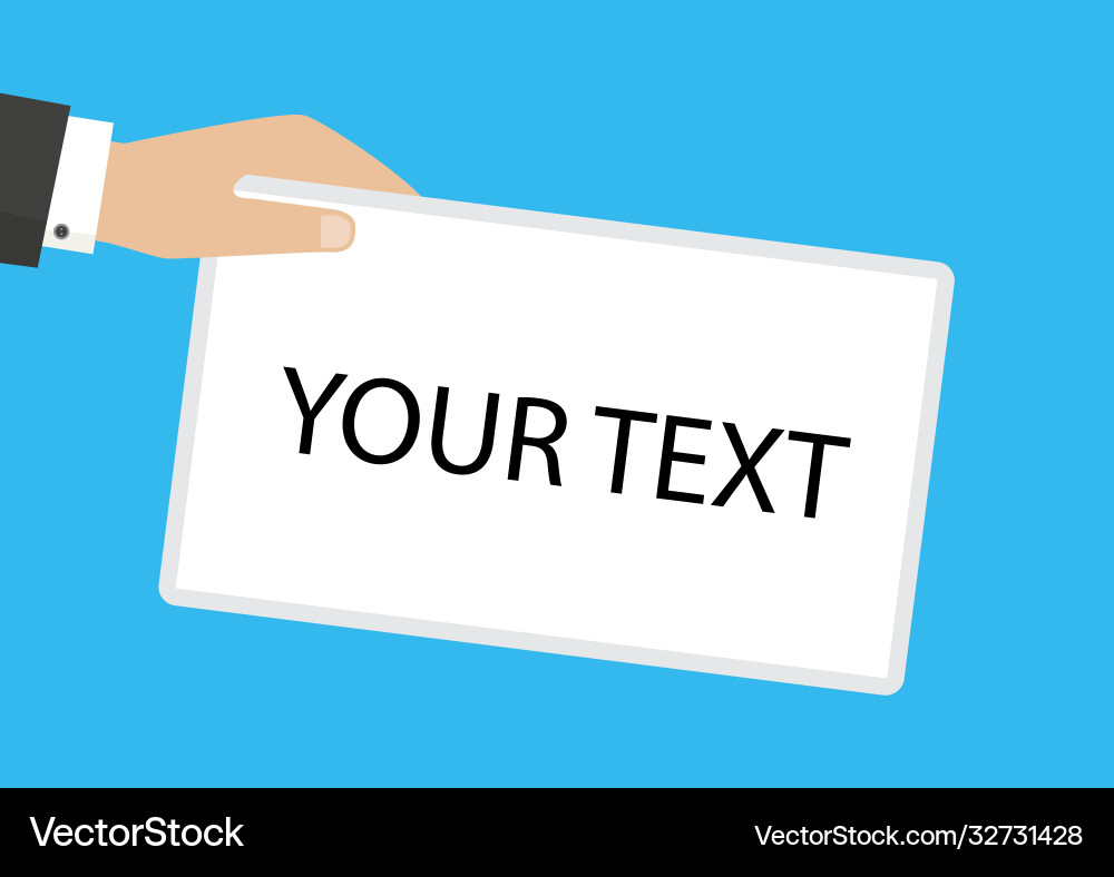 Put your own text here background template Put your own text here background template vector image