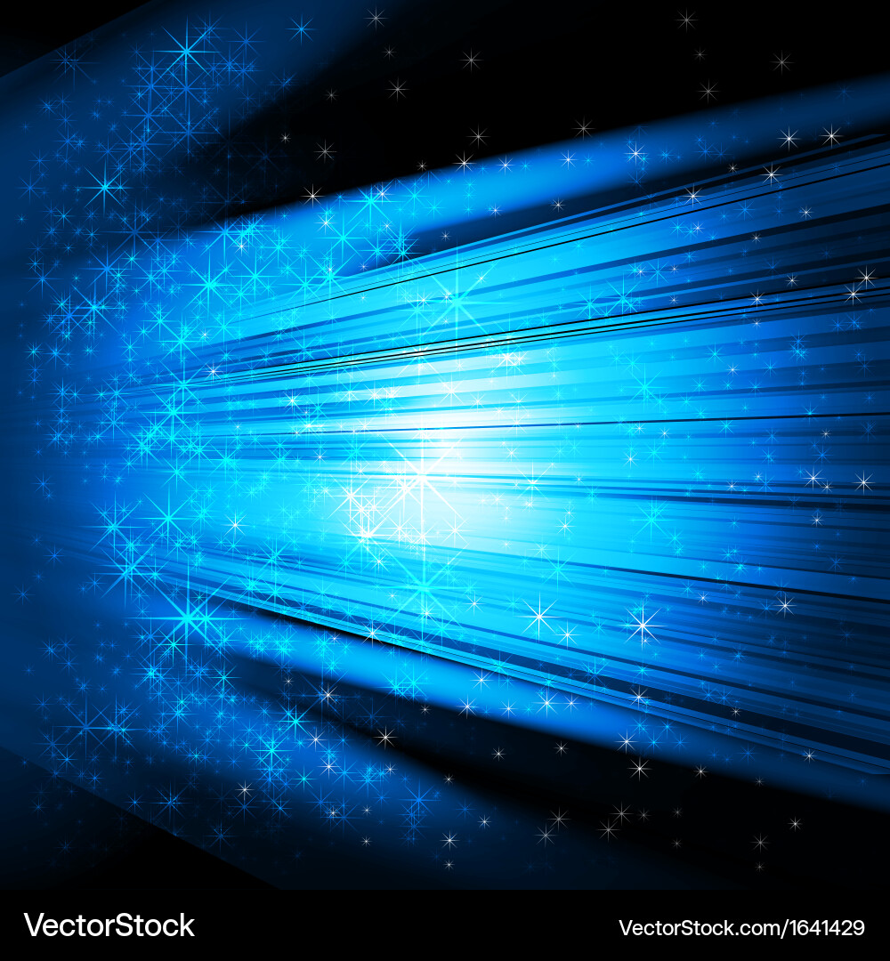 Abstract background with colored lines and light vector image