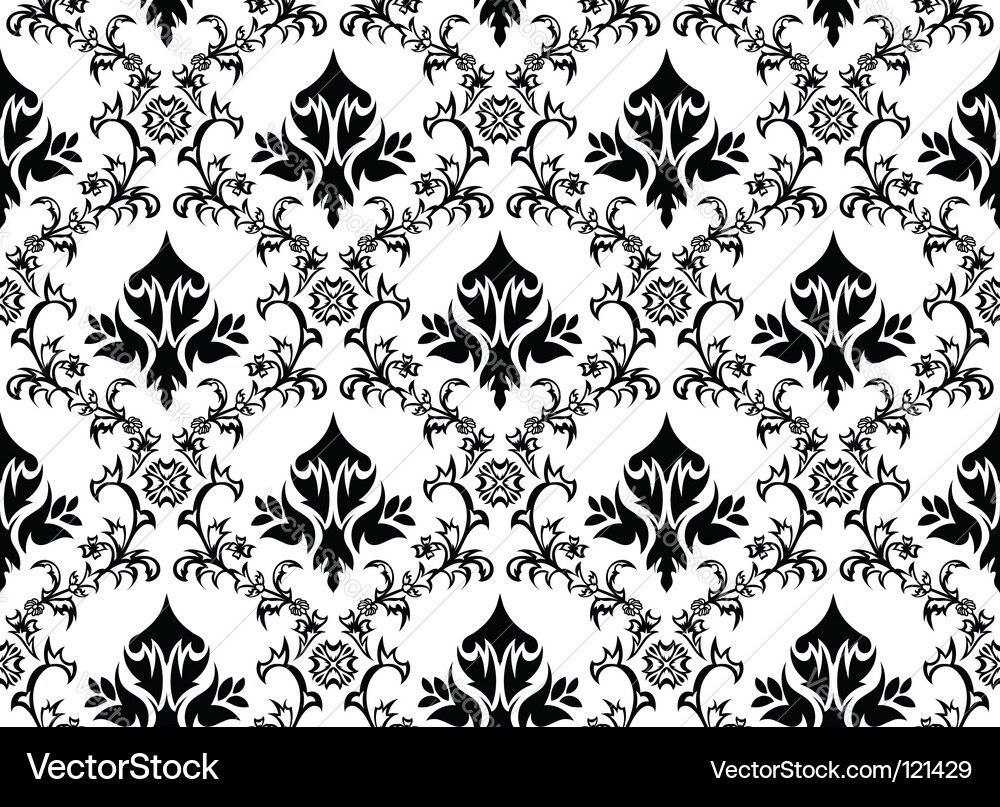 Damask pattern Vector Image
