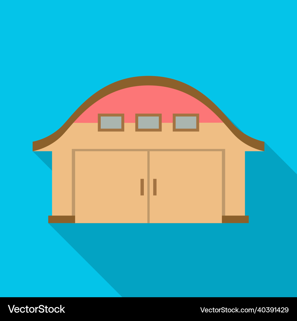 Design of hangar and shed icon web element Vector Image