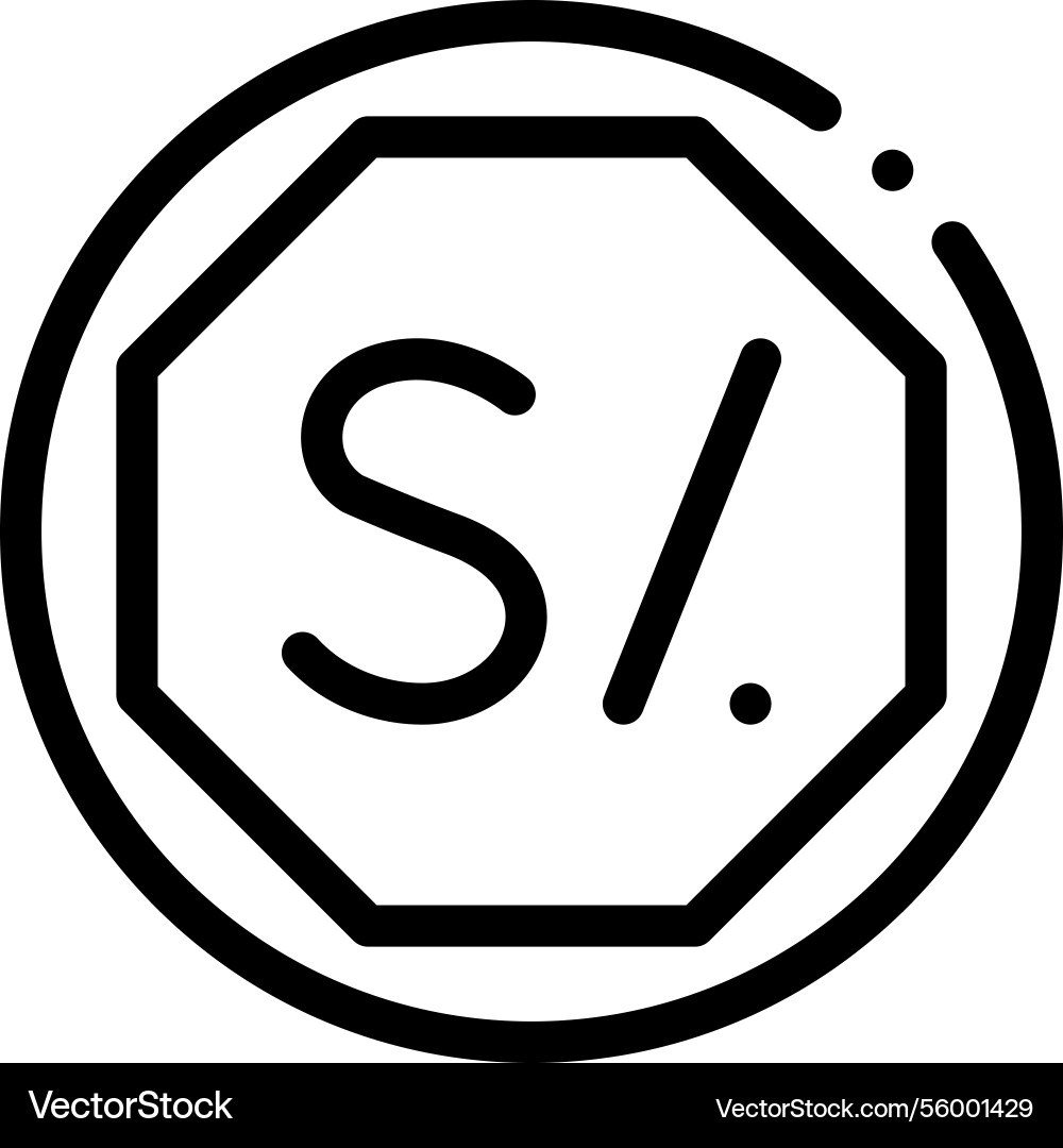 Nuggets icon thin linear style design isolated Nuggets icon thin linear style design isolated vector image