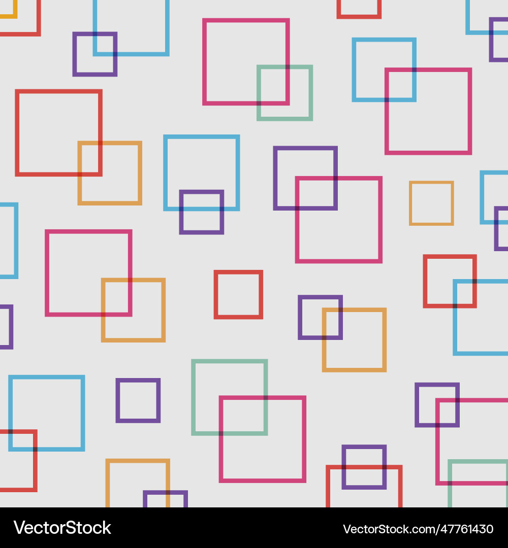 Abstract colorful rectangle pattern isolated Abstract colorful rectangle pattern isolated vector image