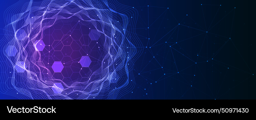 Abstract futuristic fade computer technology Abstract futuristic fade computer technology vector image