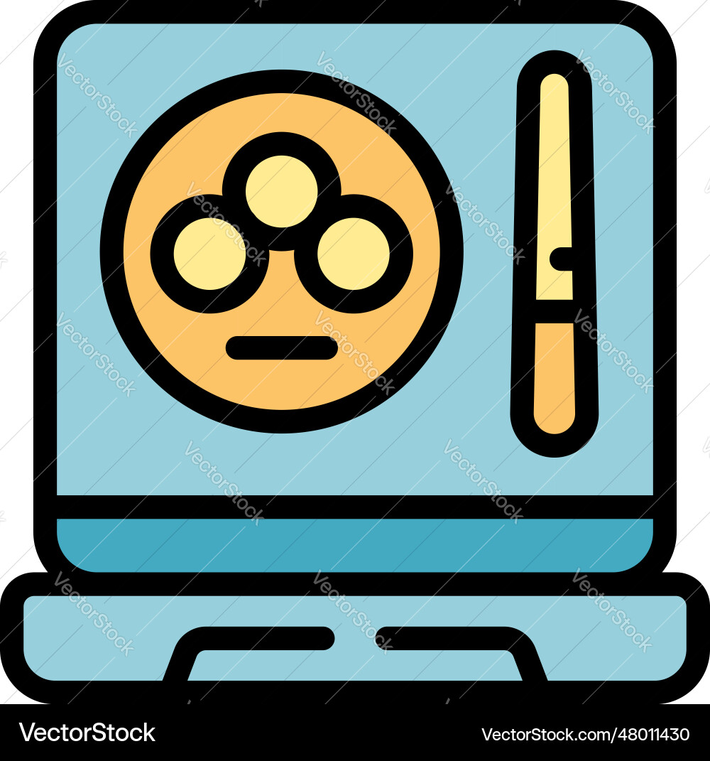 Bit element game icon flat Bit element game icon flat vector image