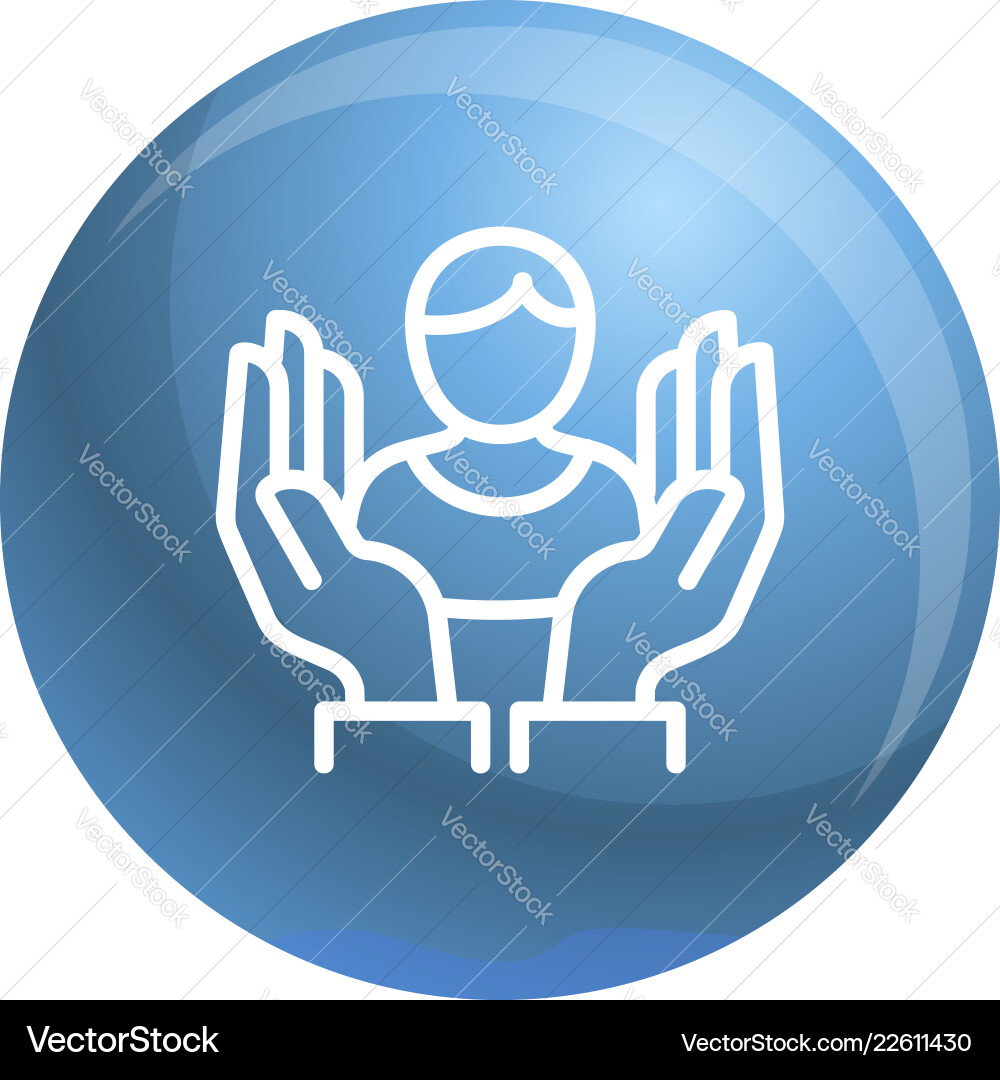 Customer care icon outline style Customer care icon outline style vector image
