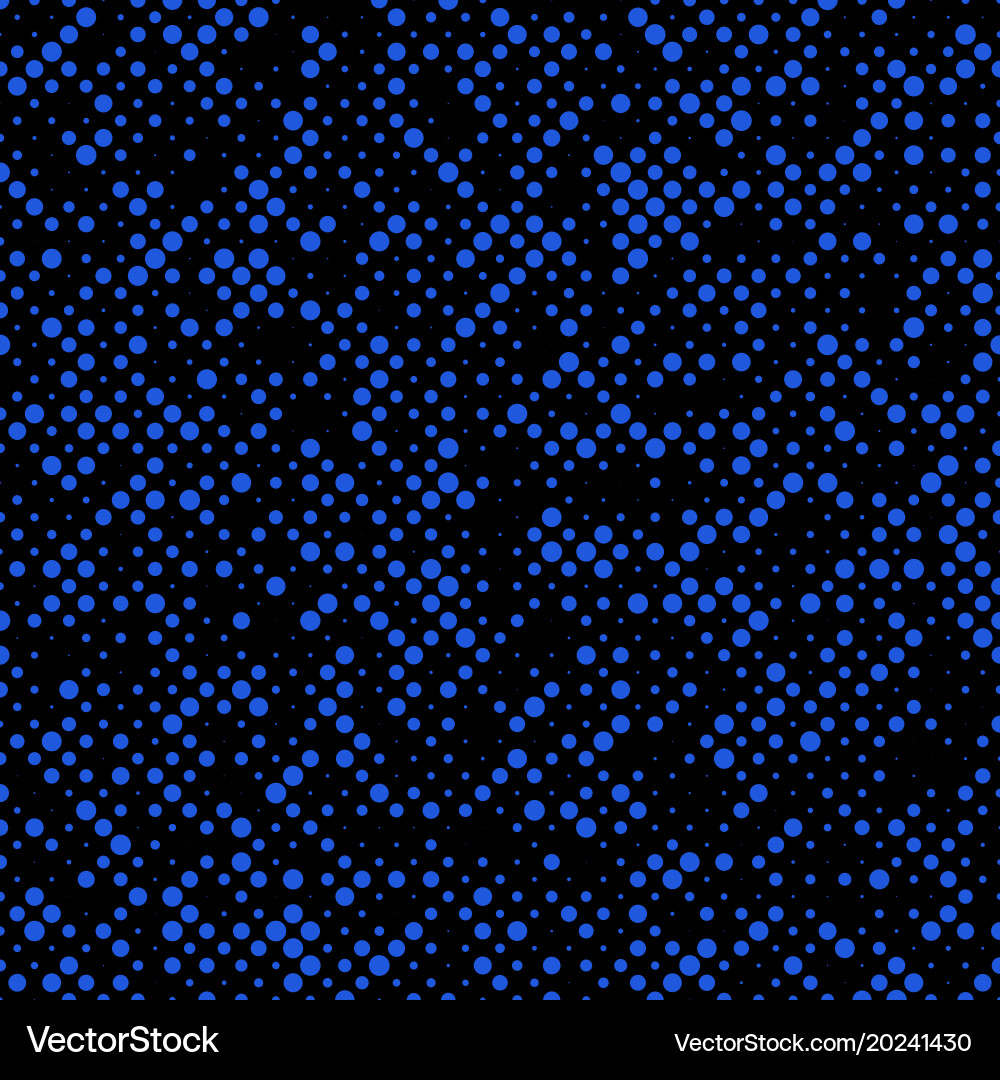 Halftone circle pattern background design vector image