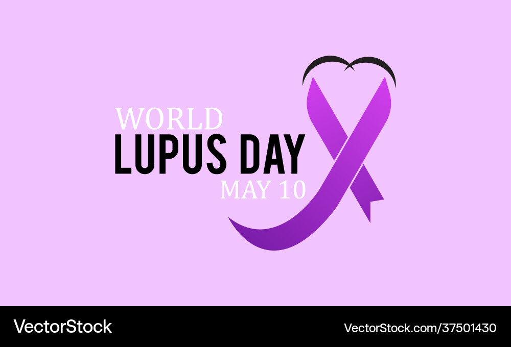 Welt lupus Tag Prävention und Bewusstsein Konzept Welt lupus Tag Prävention und Bewusstsein Konzept vektorbild
