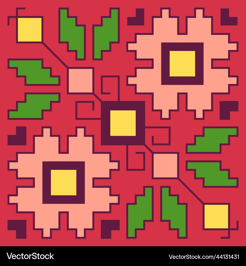 Background pattern for towel vector image