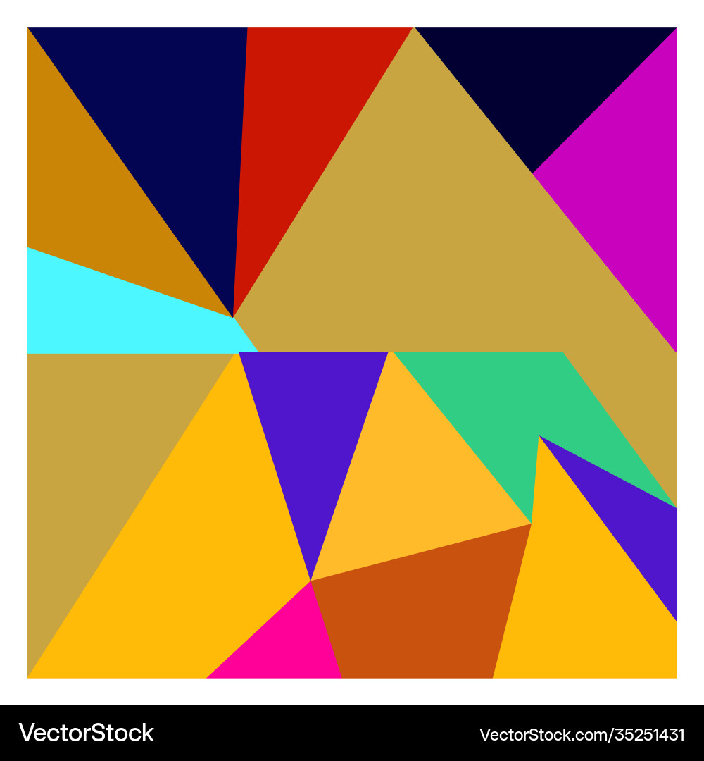 Colorful geometric and curve background pattern Vector Image