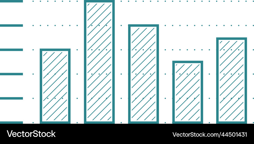 Column chart icon data statistic diagram