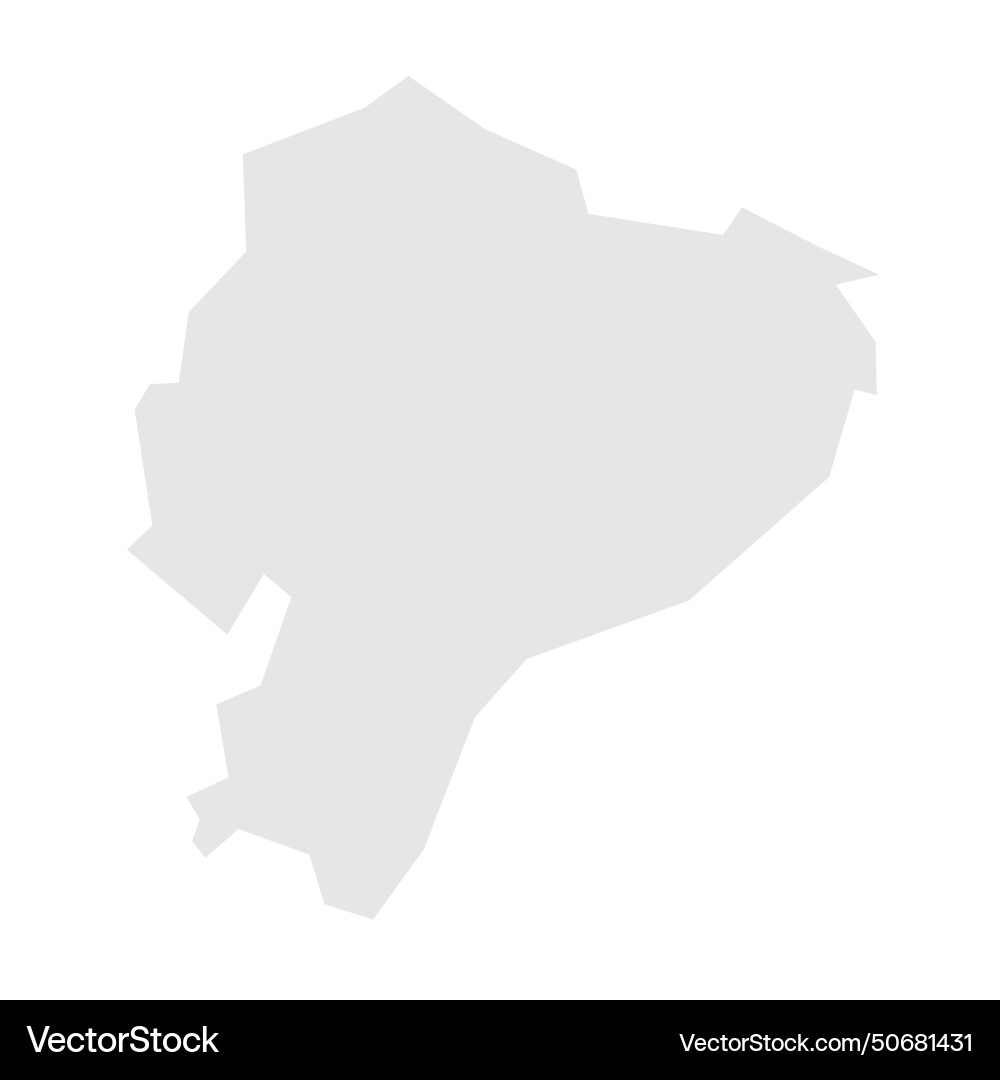 Ecuador Simplified Map Royalty Free Vector Image Ecuador Simplified Map Royalty Free Vector Image