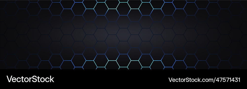 Hexagonal abstract technology background Hexagonal abstract technology background vector image