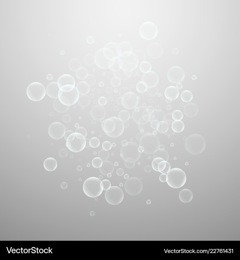 Random soap bubbles abstract background blowing b Random soap bubbles abstract background blowing b vector image
