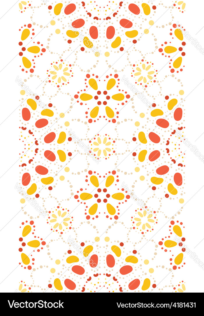 Seamless pattern of geometric elements Vector Image