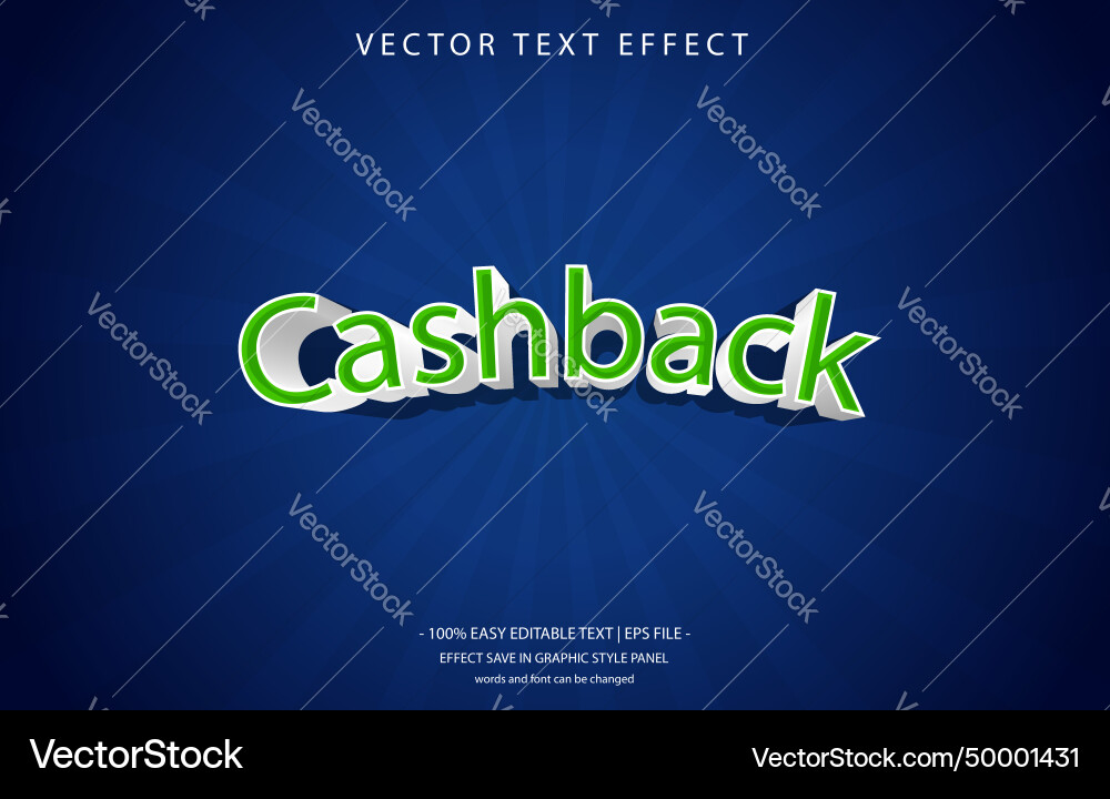 Text effect editable file vector image