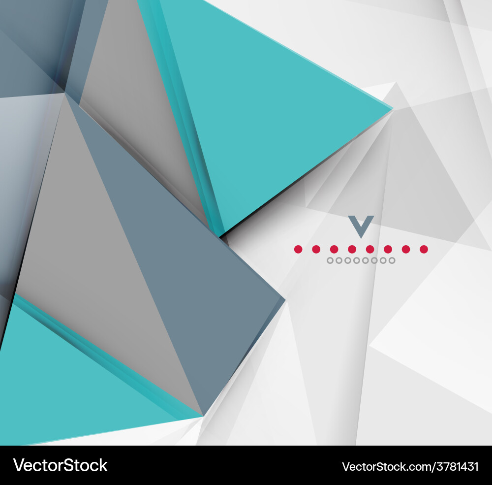 Triangular modern abstract background Vector Image