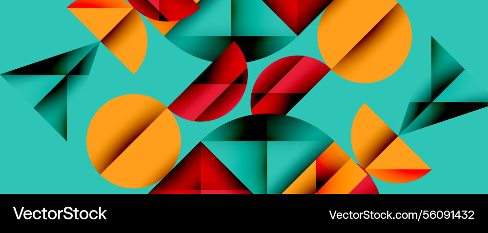 Abstract geometric background with layered Abstract geometric background with layered Vector Image