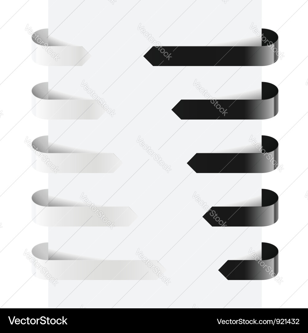 Web arrows Vector Image
