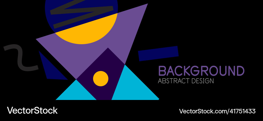 Abstract background blocks lines triangles Abstract background blocks lines triangles vector image