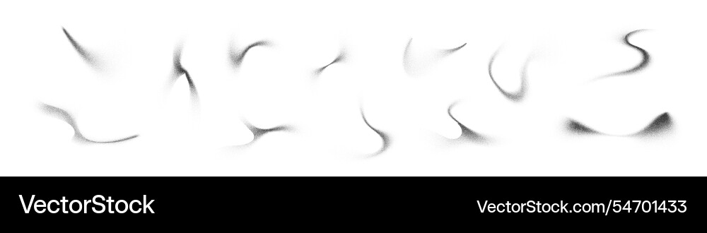 Abstract shapes dot pattern with gradient noise vector image