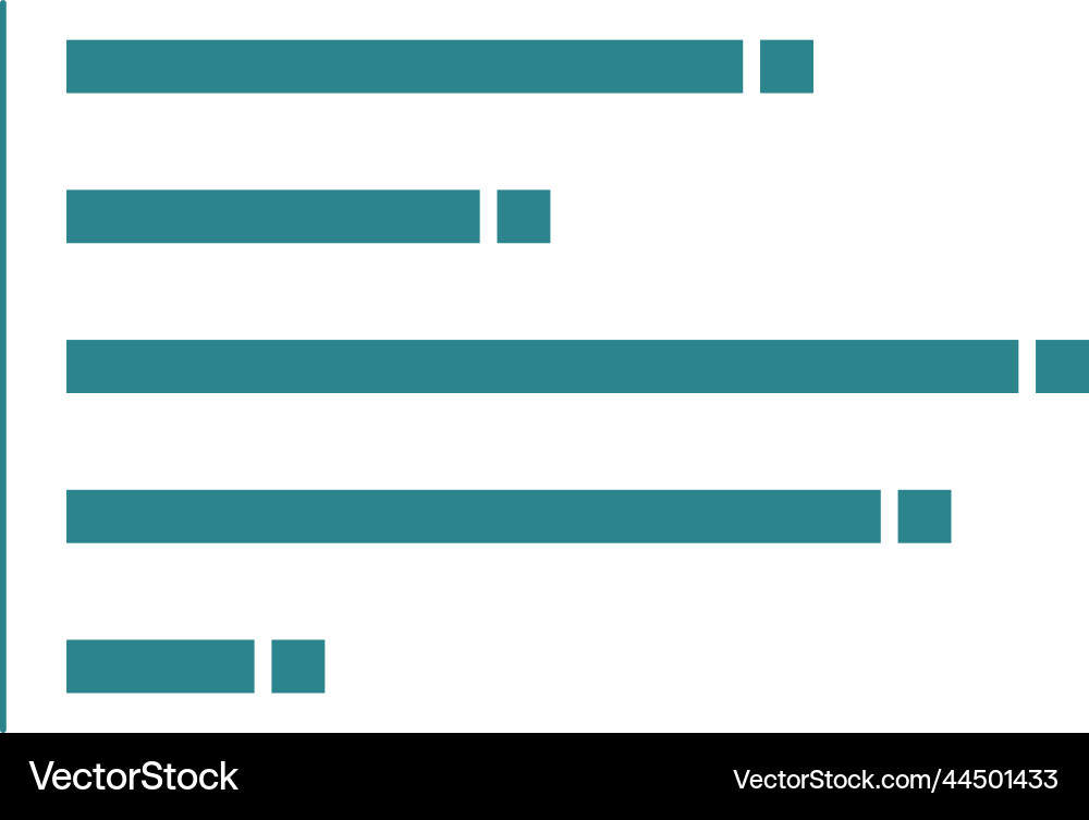 Bar chart icon infographic element statistic Bar chart icon infographic element statistic vector image
