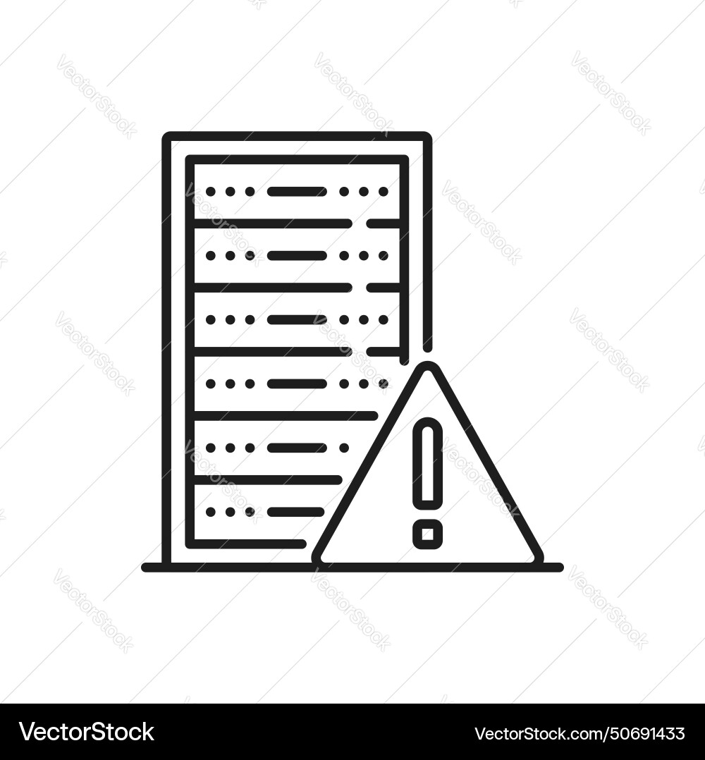 Database network server and cloud storage icon Database network server and cloud storage icon vector image