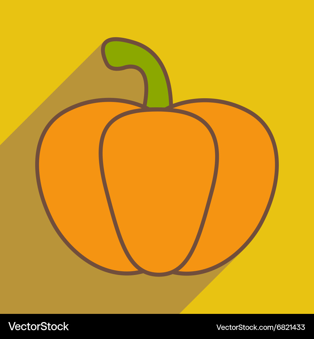Flat with shadow icon and mobile application Vector Image