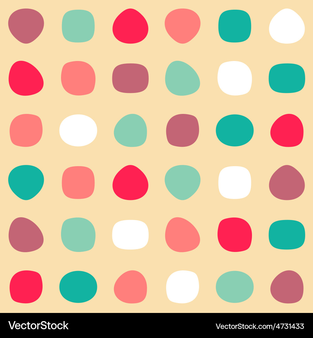 Retro Geometric Pattern Vector Image