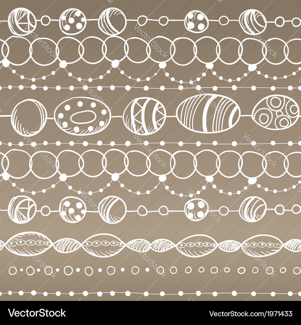 Seamless pattern with lacy design vector image