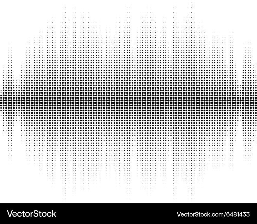 Sound Wave Equalizer Pattern Vector Image