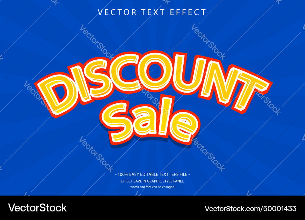 Text effect editable file vector image