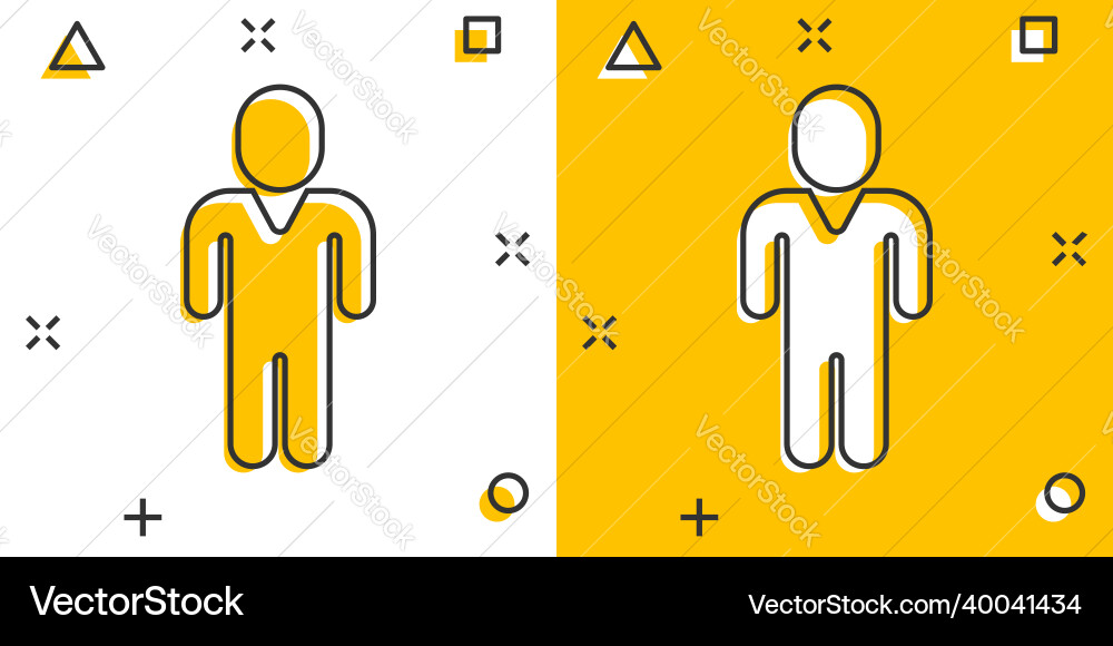 Menschen Kommunikation Icon im Comic-Stil Menschen Kommunikation Icon im Comic-Stil vektorbild