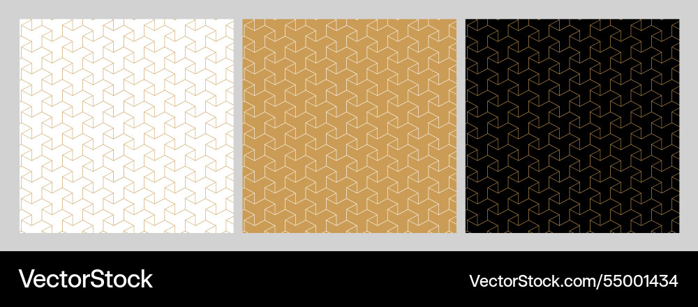 Seamless background pattern with geometric lines vector image