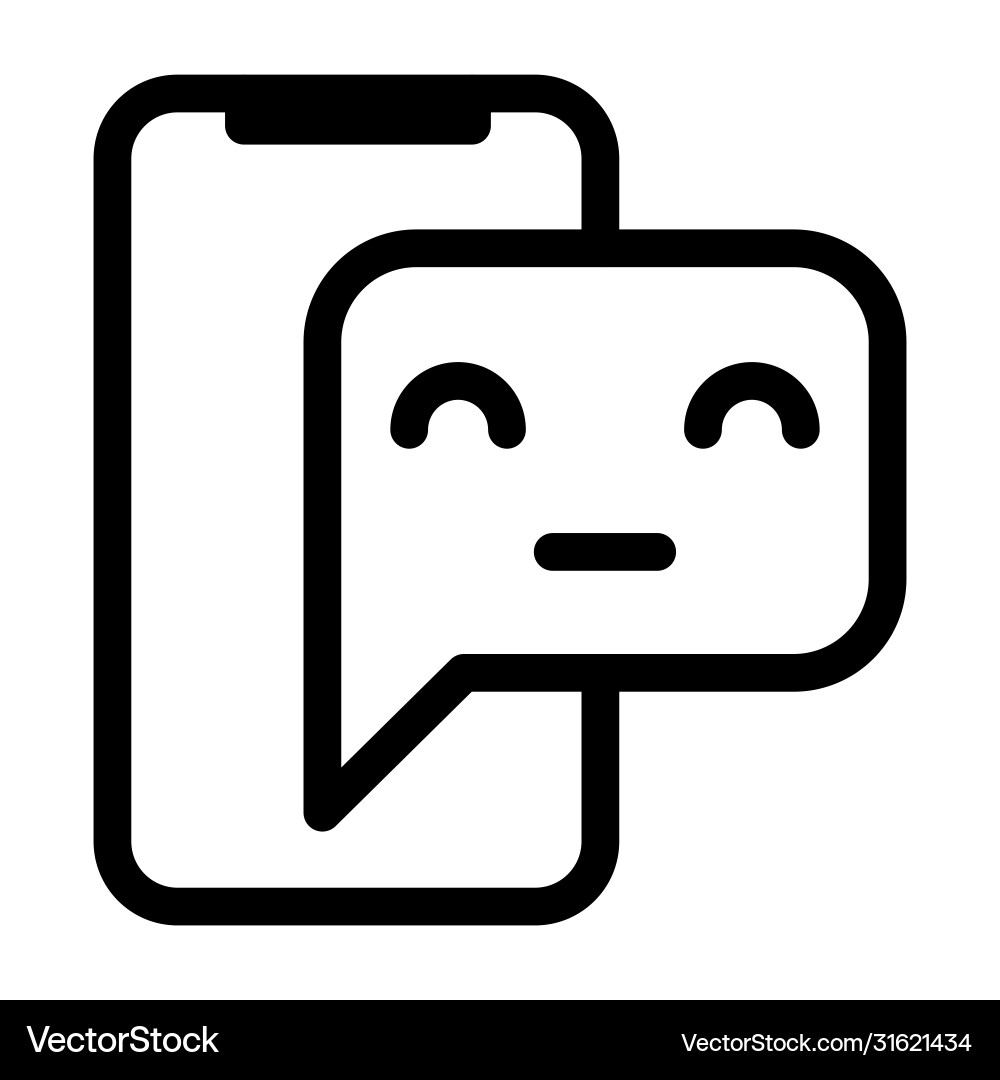 Speech bubble icon text message chatting texting Vector Image