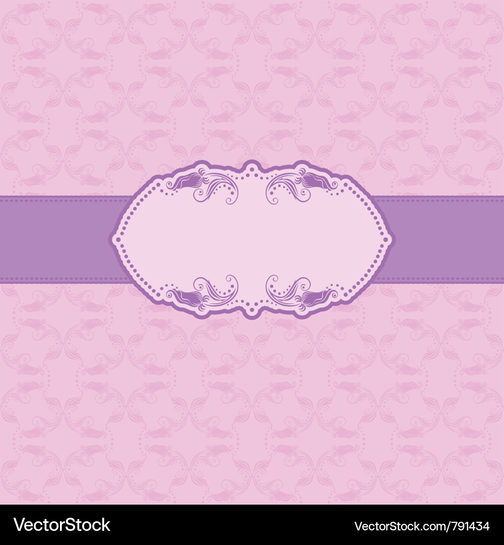 Template frame design vector image