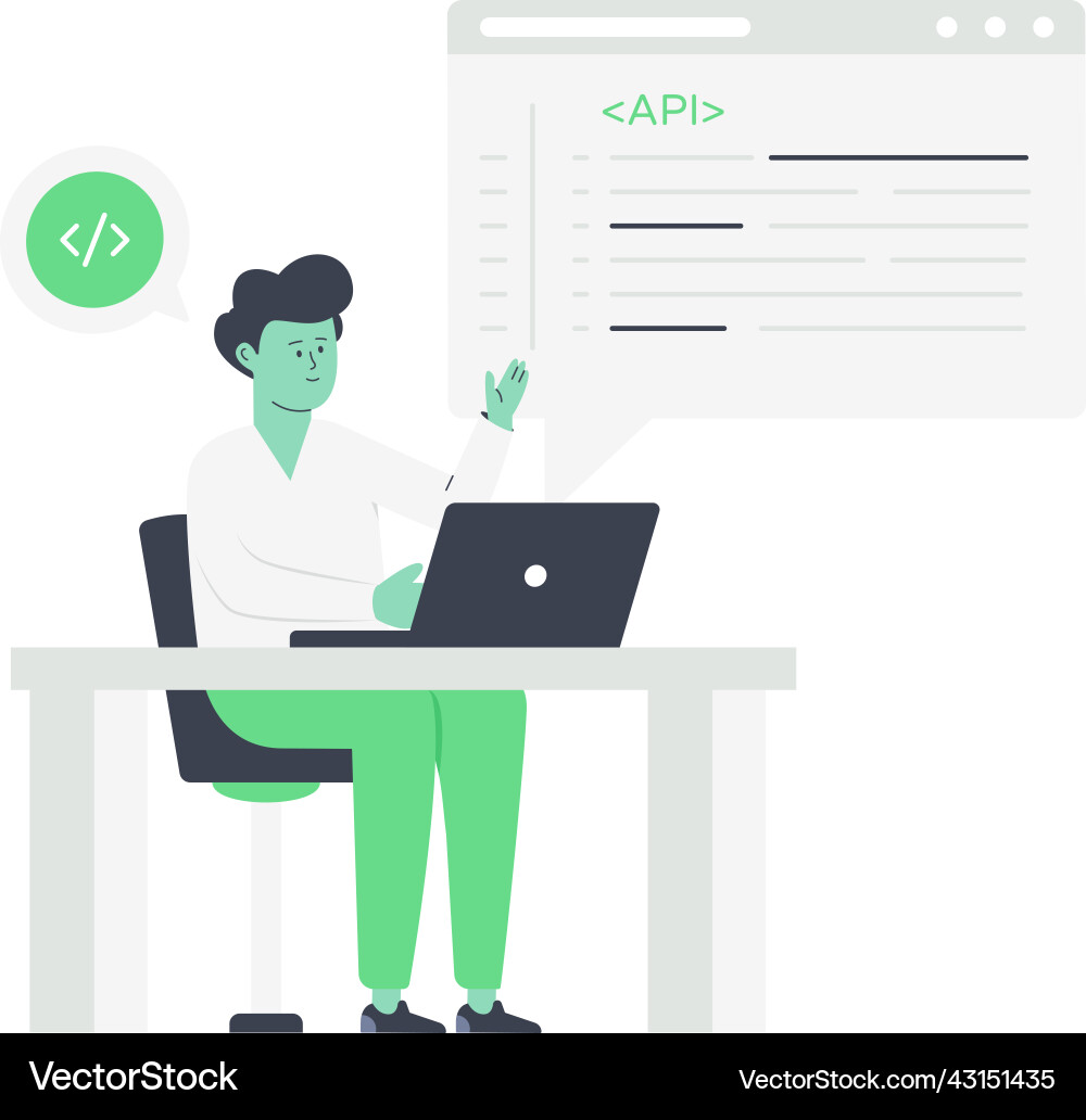 Api vector image