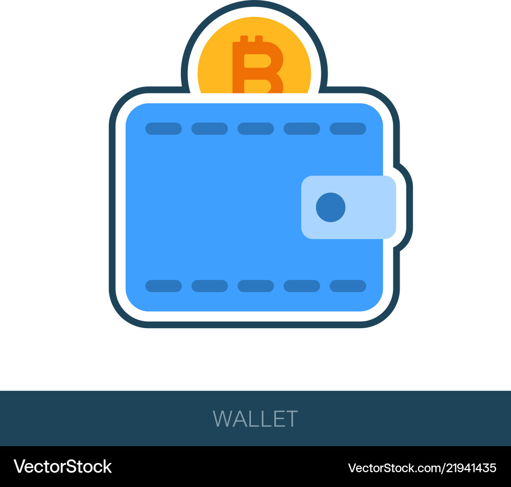 Crypto wallet icon (21941435) – Royalty-Free Vector | VectorStock