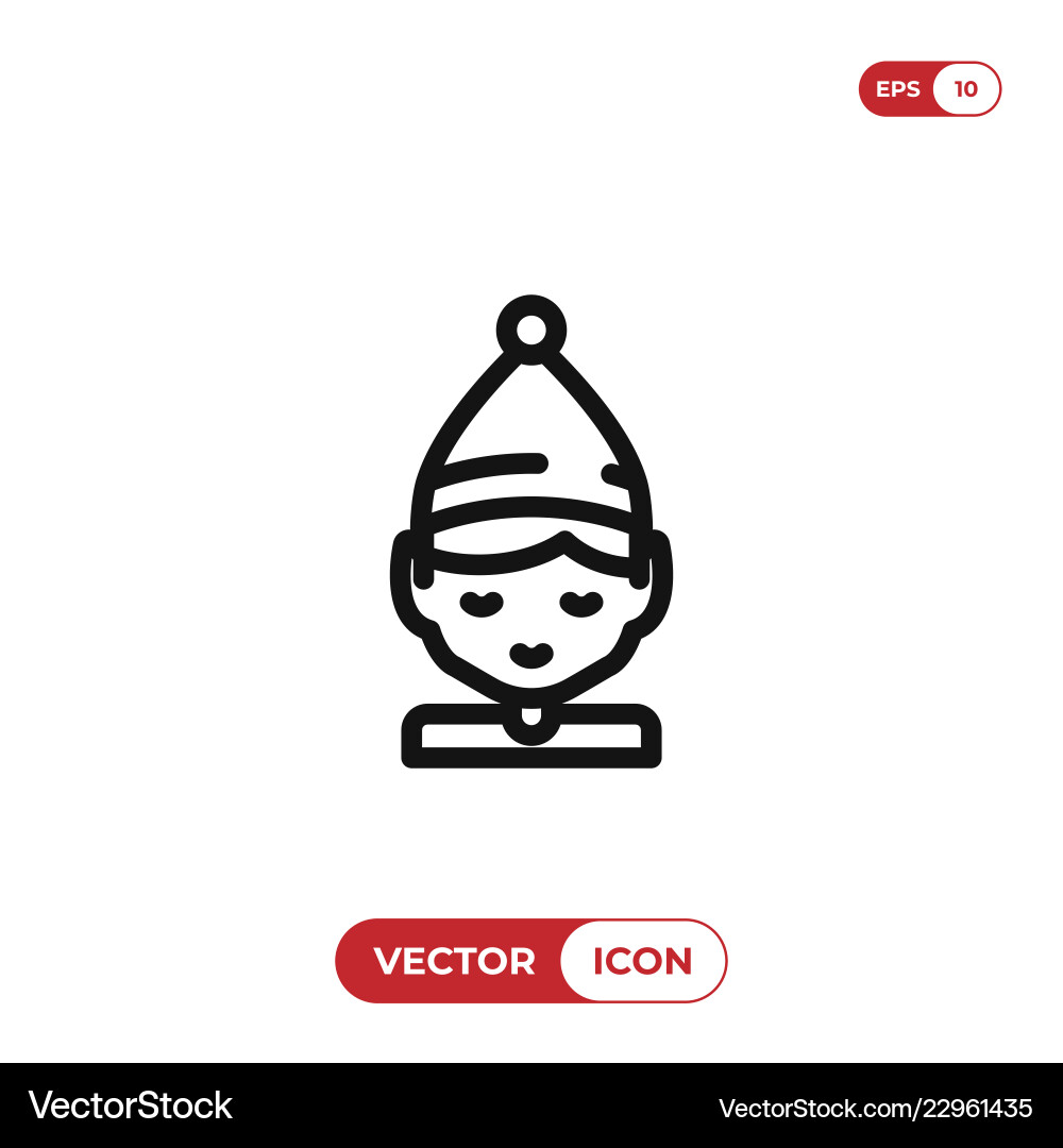 Elf icon (22961435) – Royalty-Free Vector | VectorStock