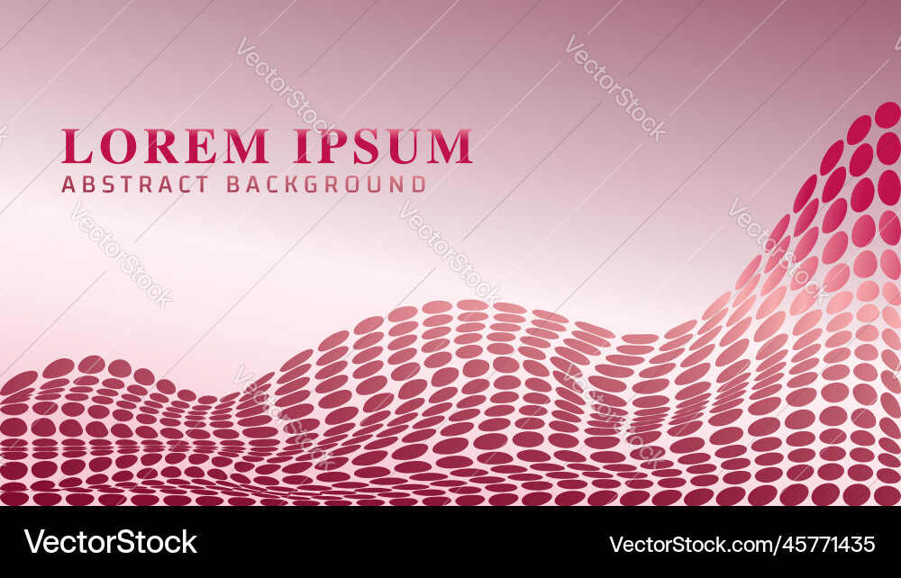 Maroon dot wave pattern abstract background Maroon dot wave pattern abstract background vector image