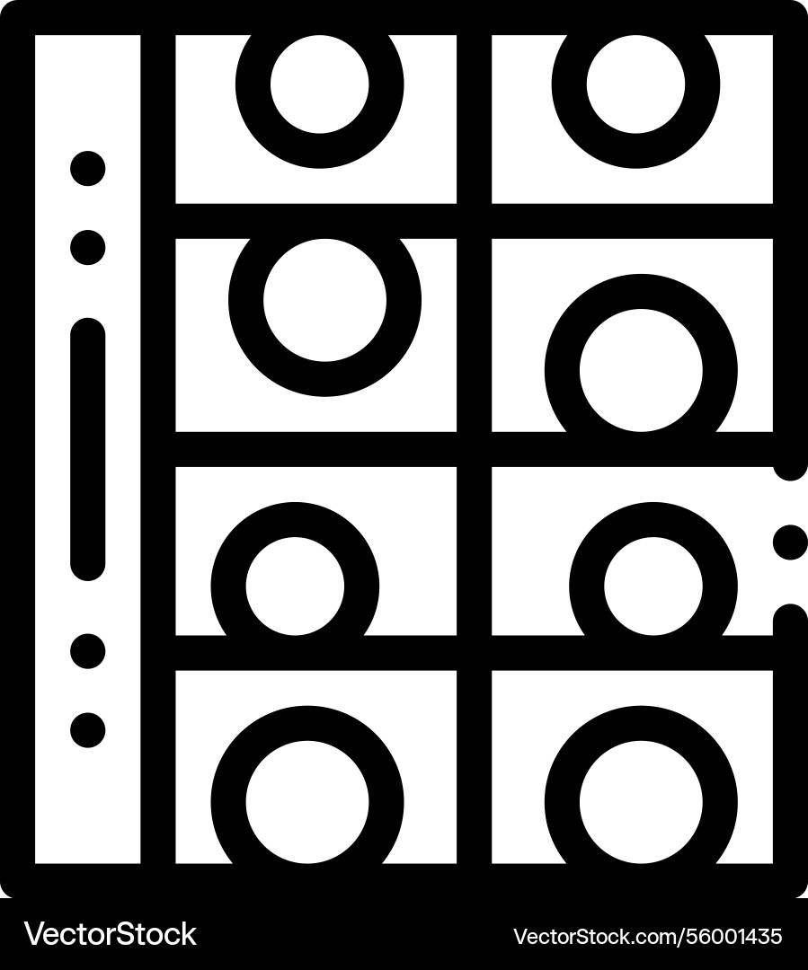 Nun icon thin linear style design isolated vector image