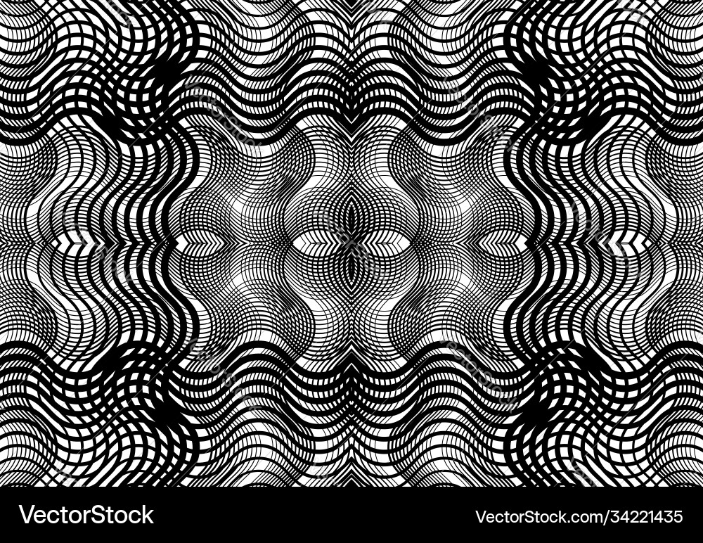 Repeatable and tileable grid mesh zig-zag Repeatable and tileable grid mesh zig-zag vector image
