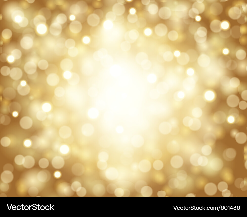 Bokeh Gold Card Hintergrund Vektorbild