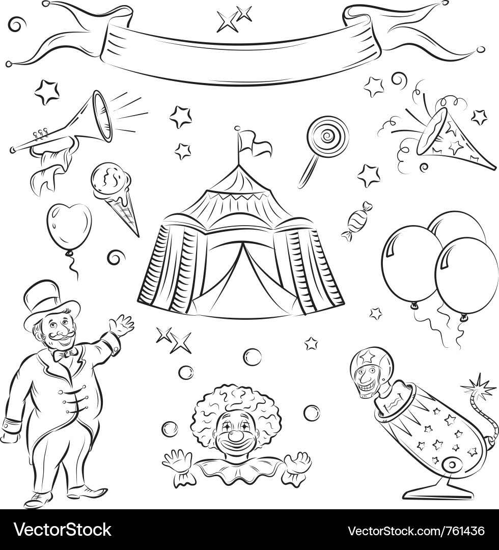 Circus Royalty Free Vector Image - VectorStock