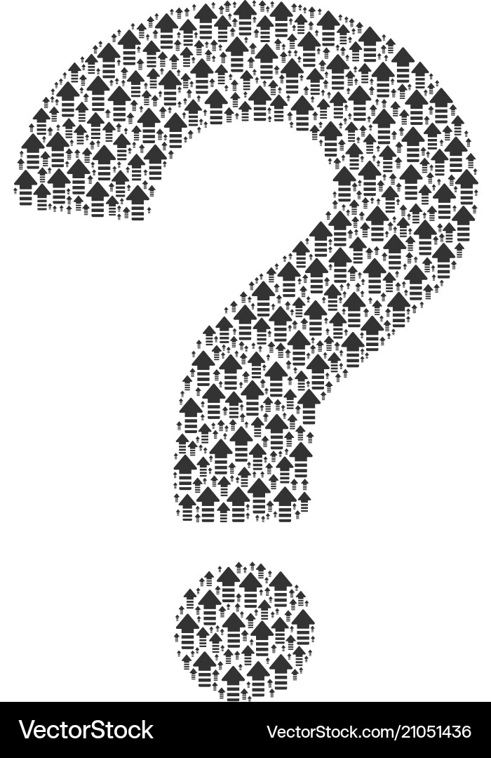 Query figure of arrow pointer icons Query figure of arrow pointer icons Vector Image