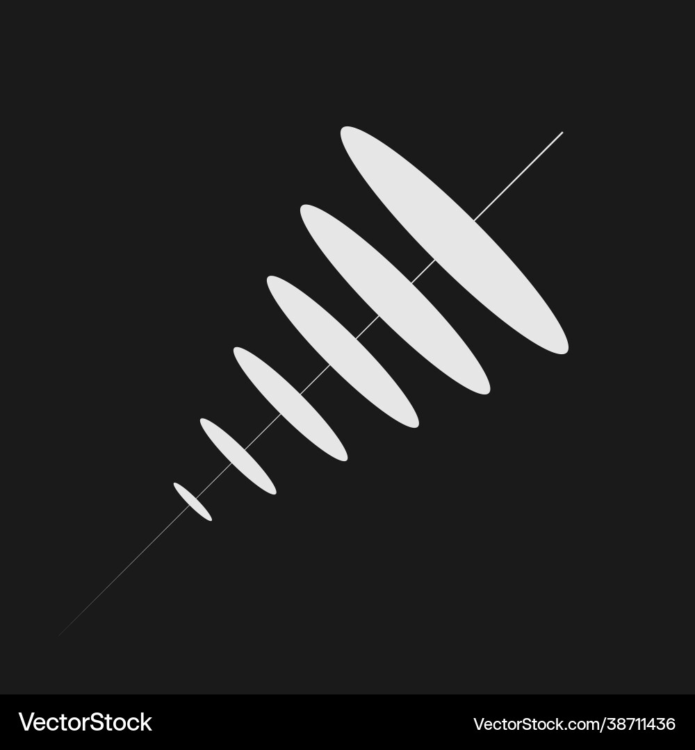 Retrofuturistic circles with one axis cyber retro Retrofuturistic circles with one axis cyber retro vector image