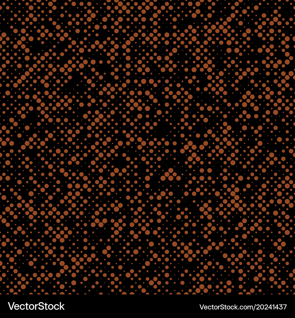 Abstract random halftone dot pattern background vector image