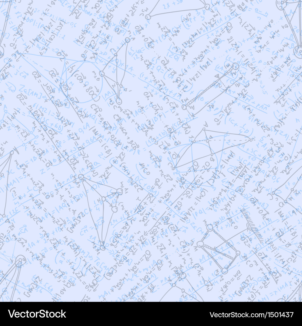 Mathematics background with formulas eps 10 Vector Image